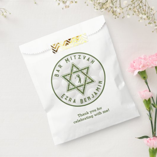 Sachets En Papier Thème de golf Golf Bar Mitzvah (Scellé)