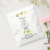 Sachets En Papier Thème de tennis Merci favori (Scellé)