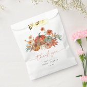 Sachets En Papier Thème Floral d'Automne pour une Mariée (Scellé)