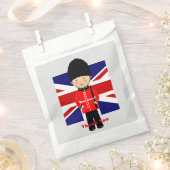 Sachets En Papier Thème Londres Merci Union Jack (Coupé)