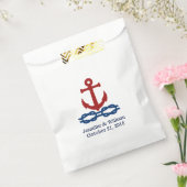 Sachets En Papier Thème nautique Mariage personnalisé Favoriser sac (Scellé)