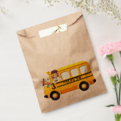 Sachets En Papier Three Year Old Upsherin Boy School Bus Favor Bags (Scellé)