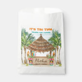 Sachets En Papier Tiki Luau | Plage tropicale (Devant)