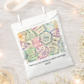 Sachets En Papier Timbres de voyage fête d'anniversaire (Coupé)