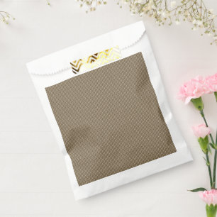 Sachets En Papier Tissu Brown avec un motif vertical extensible de