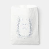 Sachets En Papier Toile de Jouy Baby shower Blue Chinoiserie (Devant)