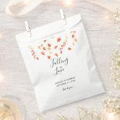 Sachets En Papier Tomber dans l'amour Automne Mariage Folid nuptiale (Coupé)
