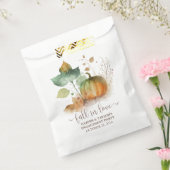 Sachets En Papier Tombez amoureux Élégance rustique Citrouille (Scellé)