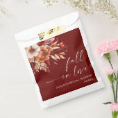 Sachets En Papier Tombez Amoureux Floral Mariage Rusty Burgundy (Scellé)