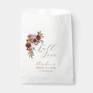 Sachets En Papier Tombez Amoureux Mariage d'Automne Enterrement de V