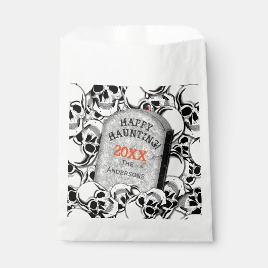 Sachets En Papier Tombstone et Skulls ID216 (Devant)