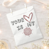 Sachets En Papier Ton coeur est mon boussole (Coupé)