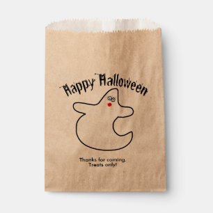 Sachets En Papier Ton texte Halloween Diva Ghost
