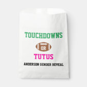 Sachets En Papier Touchdowns ou Tutus Genre Reveal (Devant)