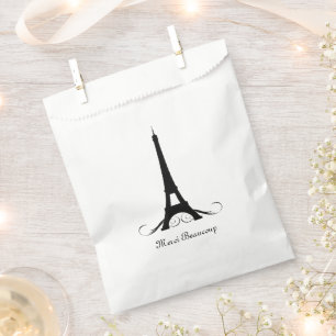 Sachets En Papier Tour Eiffel Merci Beaucoup
