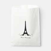 Sachets En Papier Tour Eiffel Merci Beaucoup (Devant)