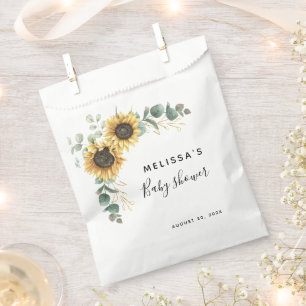 Sachets En Papier Tournesol Eucalyptus Baby shower Traitements