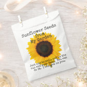 Sachets En Papier Tournesol Graine Économiser Papier Jardin (Coupé)