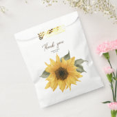 Sachets En Papier Tournesol rustique, mariage de automne de campagne (Scellé)