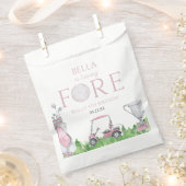 Sachets En Papier Tournez Fore Pink Golf 4e fête d'anniversaire (Coupé)