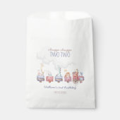 Sachets En Papier Toy Train All Aboard Anniversaire invitation, Zoo  (Devant)