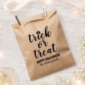 Sachets En Papier Trace ou traitement Script moderne Halloween perso (Coupé)
