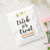 Sachets En Papier Trace ou traitement Script moderne Halloween perso (Scellé)