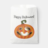 Sachets En Papier Tracer ou traiter Halloween citrouille bonbon sac (Devant)