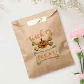 Sachets En Papier Tracer ou traiter les os croisés citrouille Hallow (Scellé)