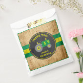 Sachets En Papier Tracteur jaune vert rustique sur la fête d'anniver (Scellé)
