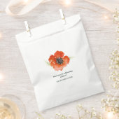 Sachets En Papier Traditions Élégantes Aquarelle Floral Mariage (Coupé)