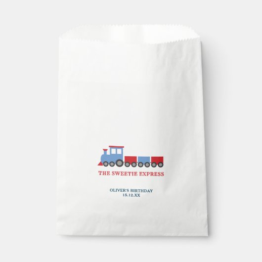 Sachets En Papier Train fête anniversaire Sweet Bags (Devant)