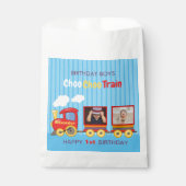 Sachets En Papier Train Jouet Toddler Boy Birthday Blue (Devant)
