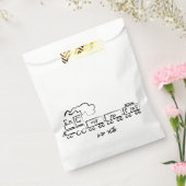 Sachets En Papier Train noir & blanc en gros plan Upsherin Favoriser (Scellé)