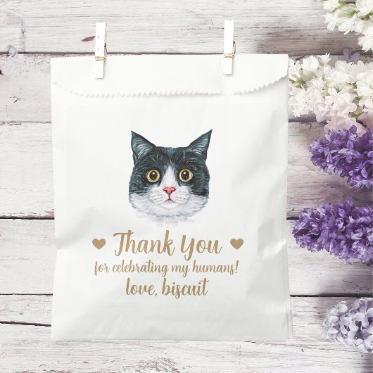 Sachets En Papier Traitement de chat Mariage Faveur Sac