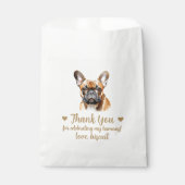Sachets En Papier Traitement de chien Mariage Faveur Sac (Devant)
