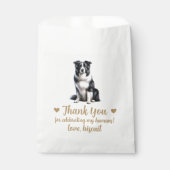 Sachets En Papier Traitement de chien Mariage Faveur Sac (Devant)