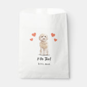 Sachets En Papier Traitement de chien Mariage Faveur Sac (Devant)