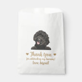 Sachets En Papier Traitement de chien Mariage Faveur Sac (Devant)