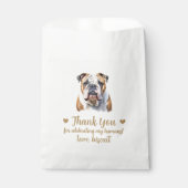 Sachets En Papier Traitement de chien Mariage Faveur Sac (Devant)