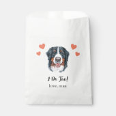 Sachets En Papier Traitement de chien Mariage Faveur Sac (Devant)