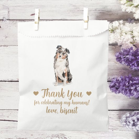 Sachets En Papier Traitement de chien Mariage Faveur Sac