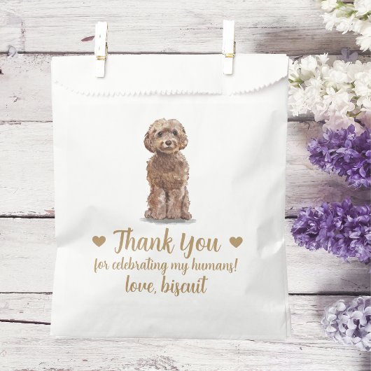 Sachets En Papier Traitement de chien Mariage Faveur Sac