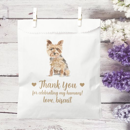 Sachets En Papier Traitement de chien Mariage Faveur Sac