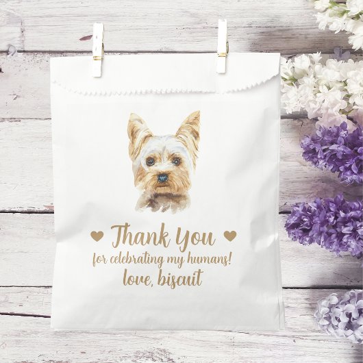 Sachets En Papier Traitement de chien Mariage Faveur Sac