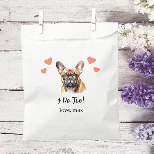 Sachets En Papier Traitement de chien Mariage Faveur Sac