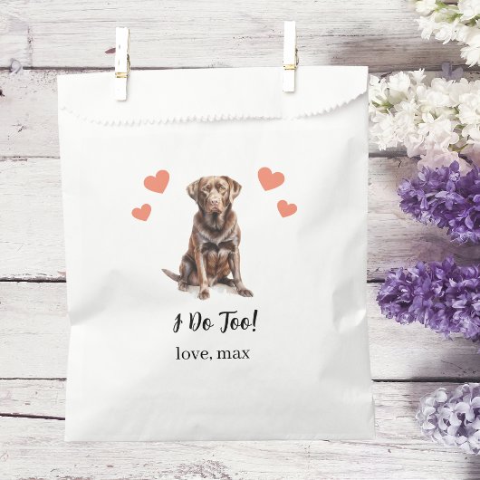 Sachets En Papier Traitement de chien Mariage Faveur Sac