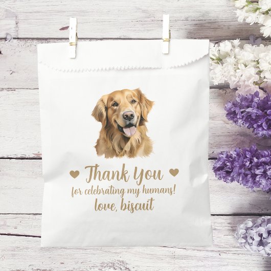 Sachets En Papier Traitement de chien Mariage Faveur Sac