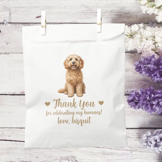 Sachets En Papier Traitement de chien Mariage Faveur Sac