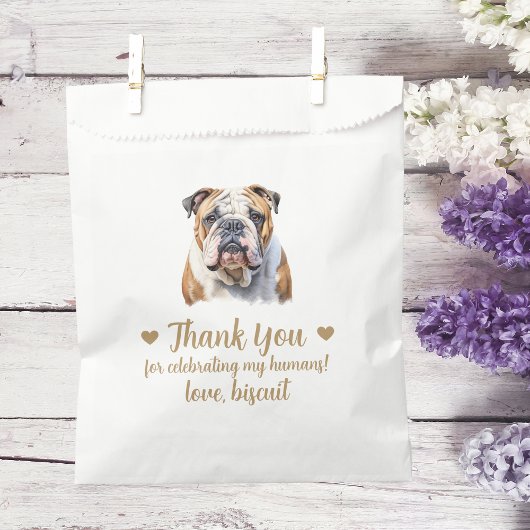 Sachets En Papier Traitement de chien Mariage Faveur Sac